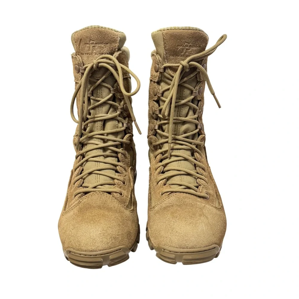 Tactical Research Khyber TR550 Desert Tan Combat Boots Mens Size 7R‎ Vibram Sole